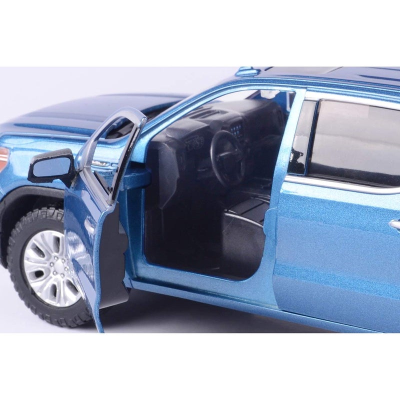 Motor Max 2019 GMC Sierra 1500 Denali Crew Cab - Blue 1:24-1:27 Scale Diecast Model by Motormax 79362 - Image 5